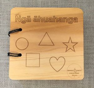 Wooden Shapes Book – Māori