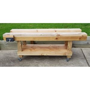 1.8m Well Top Carpentry Bench with Woodwork Vice – Pre School