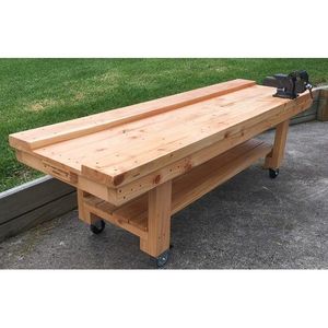 1.8m Well Top Carpentry Bench with Engineers Vice – Pre School