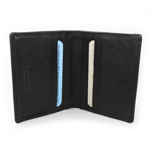 Baron Men's RFID Mini Wallet-Blk 7013 - Sunset Surf & Turf