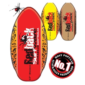 Products: Red-Back 37" Woody Skimboard - Sunset Surf & Turf