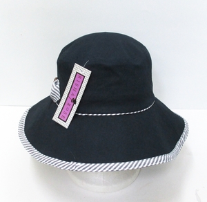 Products: Charlotte Drop Brim Hat With Contrast Trim - Sunset Surf & Turf