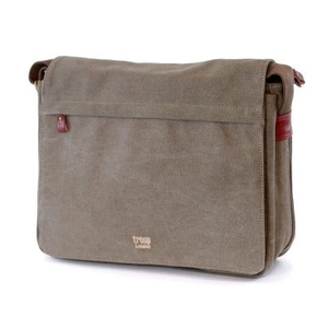 Products: Troop London Flap Front Messenger Bag-Brown - Sunset Surf & Turf