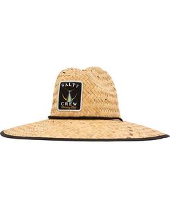 Salty Crew Tailed Straw Hat-Black - Sunset Surf & Turf