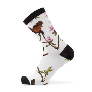 Fantail Bamboo Print Socks - Sunset Surf & Turf