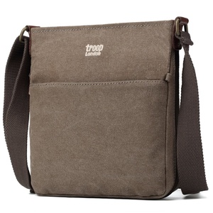 Troop Classic Small Zip Top Shoulder Bag-Brown - Sunset Surf & Turf