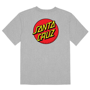 Products: Santa Cruz Classic Dot S/S Tee-Grey Marle - Sunset Surf & Turf