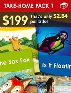 Products: Take Home Pack 1 – Levels 3-13, 1 x 70 Titles – Sunshine Books New Zealand