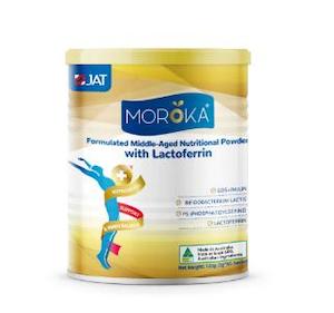 Moroka Formulated Middle-Aged Nutritional Powder with Lactoferrin 120g (2026.07)