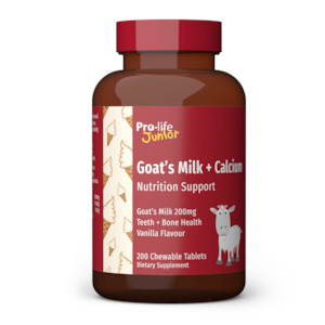 Prolife: Prolife Junior Goat Milk & Calcium 200t (2027.04)