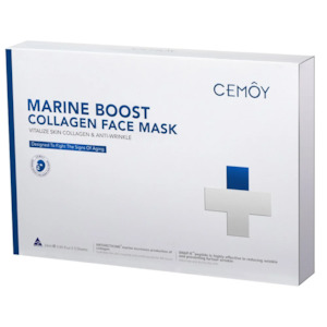 Cemoy: Cemoy Facial Mask Marine Boost Collagen 5pk (White packing) (2026.02)