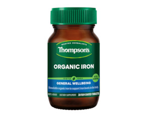 Thompsons: Thompson‘s Iron 24mg 30 Tablets (2027.02)