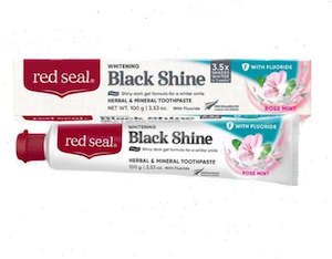 Red Seal Whitening Black Shine Rose Mint 100g (2026.07)