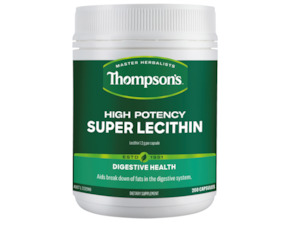 Thompson‘s Super Lecithin 200 Capsules (2027.07)