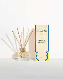 Candles Diffusers: Ecoya -Mini Diffuser-Pear & Brandy Holiday