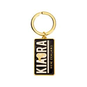 Parrs -Keyring Kia Ora Black