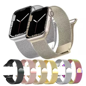 Smart Watch Accessory: Milano Pro Magnetic Mesh Apple Watch Band S1-42/44/45/46/49MM