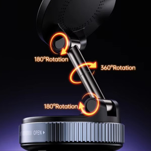 Car Accessory: J37 VACUUM SUCTION WIRELESS CHARGING PHONE HOLDER