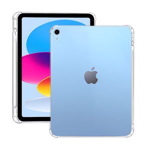 Ipad Case: IPAD PRO(2018/2020/2021/2022) 12.9 inch CLEAR BACK CASE with pen holder