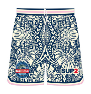 Vailima: Vailima Pink Tapa Basketball Short