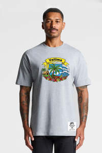 Tees: Vailima X SUP2 TROPICAL Tee- Grey