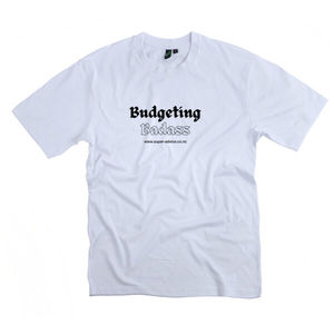Products: Budgeting Badass White Super-Advice T-Shirt