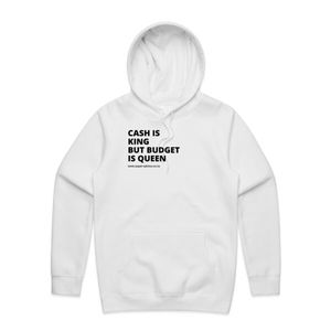 Products: Cash is King Budget is Queen White Hoodie