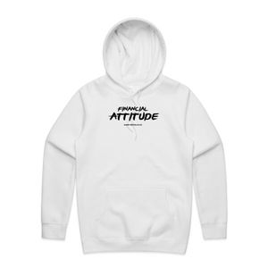 Products: Financial Attitude White Hoodie