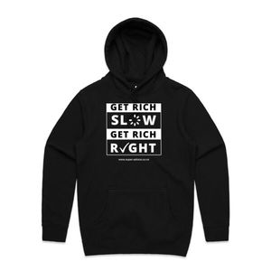 Products: Get Rich Slow Get Rich Right Black Hoodie