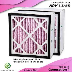 Hrv Filters: HRV filters Arizona compatible x2 Generation 1