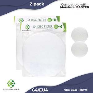 Moisture Master Compatible Supercell G4 Ventilation Filter Disc 2 pack