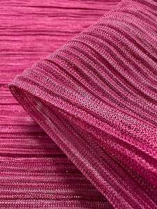 Designer: Metallix Pleat - Hot Pink - 140cm