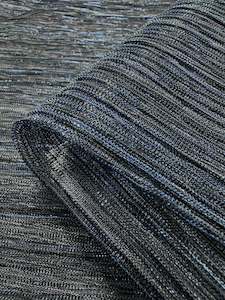 Designer: Metallix Pleat - Cobalt Metal - 140cm