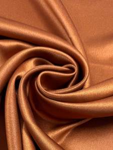 All Fabrics: Satin Back Crepe - Desert Sun - 150cm