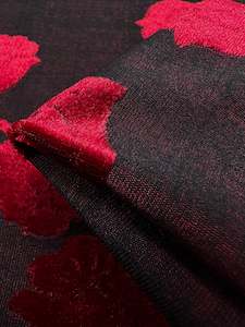 Burnout Velvet - Lychee - 150cm
