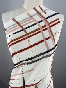 Designer Polyester: Designer - Slash Strokes - 160cm