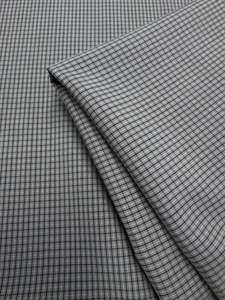 Zyber Discounted: Poplin Merlot Check - 146cm