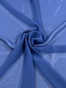Events Fabric: Hi-Multi Chiffon - Denim - 150cm