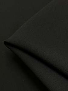 Plain Cotton - Black - 145cm