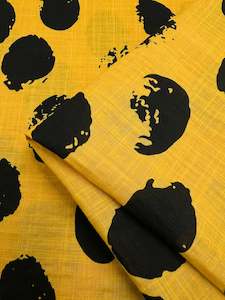 Bamboo Rayon: Bamboo Rayon - Stamp Day Lily - 145cm