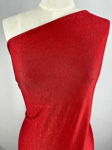 Bamboo Jersey: Bamboo Jersey - Deep Red - 160cm