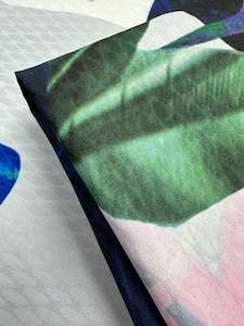 Fabric Printed Sateen: Textured Poly Sateen - Fawna - 150cm