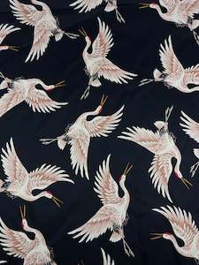 Fabric Printed Sateen: Cotton Sateen - Fly High - 130cm