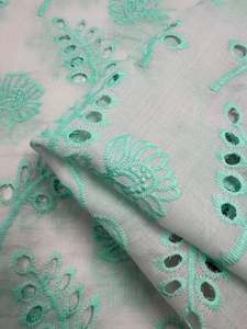 Broderie Anglaise - Aqualotus - 125cm