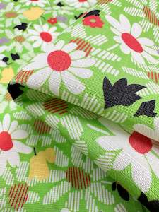 Printed Linen Blend: Printed Linen - Daised - 138cm