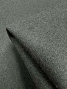 Virgin Melton Wool Fabric: Melton Wool - Smokey Olive - 154cm