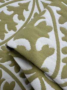 Canvas Duck Fabric: Upholstery Jacquard - Antique Gold - 144cm