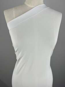 Activewear: ITY Knit - White - 150cm