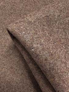 Wool Fabric: Melton Wool - Cognac - 150cm