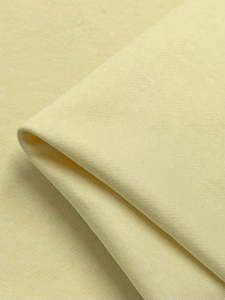 Cotton Jersey: Unbrushed Fleece - French Vanilla - 160cm